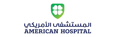 American Hospital Dubai logo - Trusted client of KAS Technical Services in Dubai