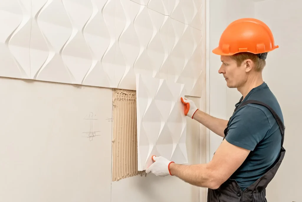 Wallpaper installation service in Dubai