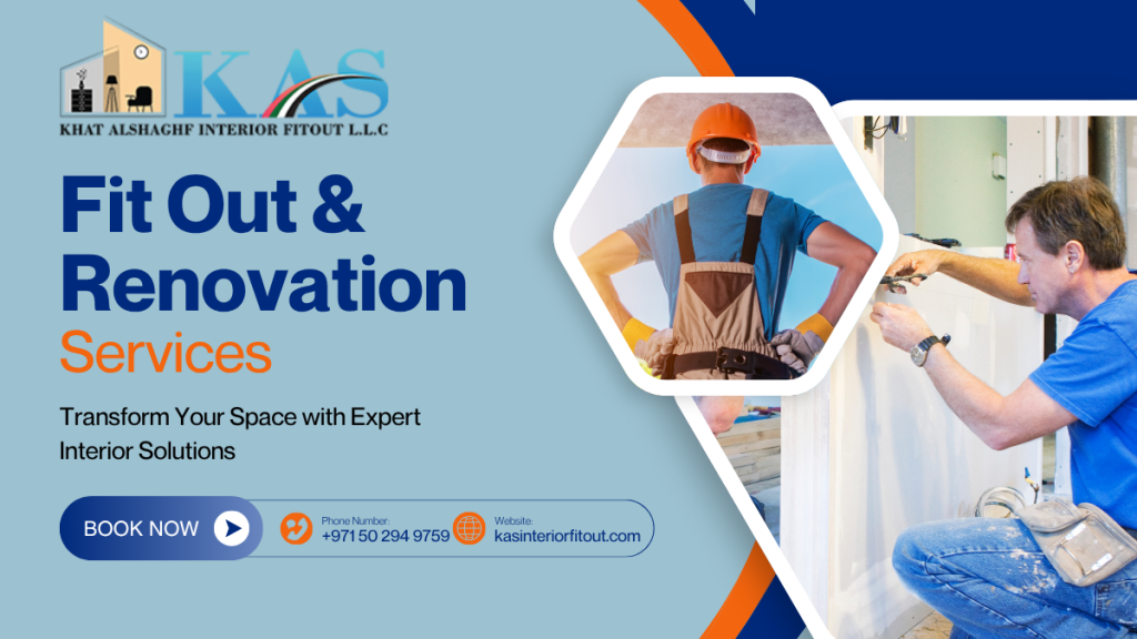 Fit-out contractors working on renovation