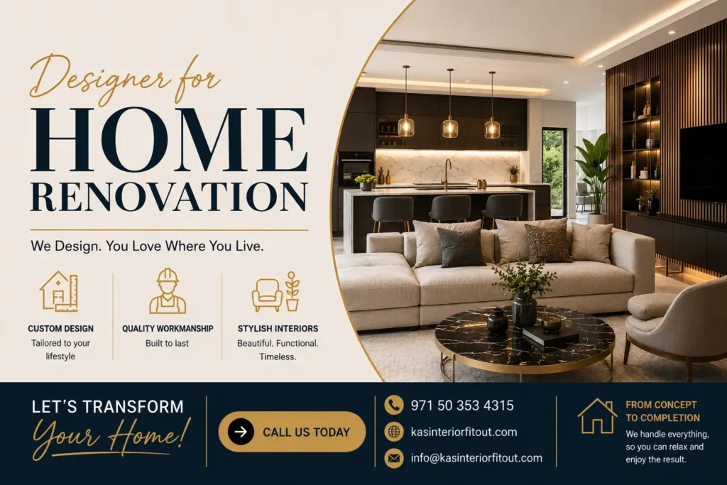 Designer for Home Renovation Projects