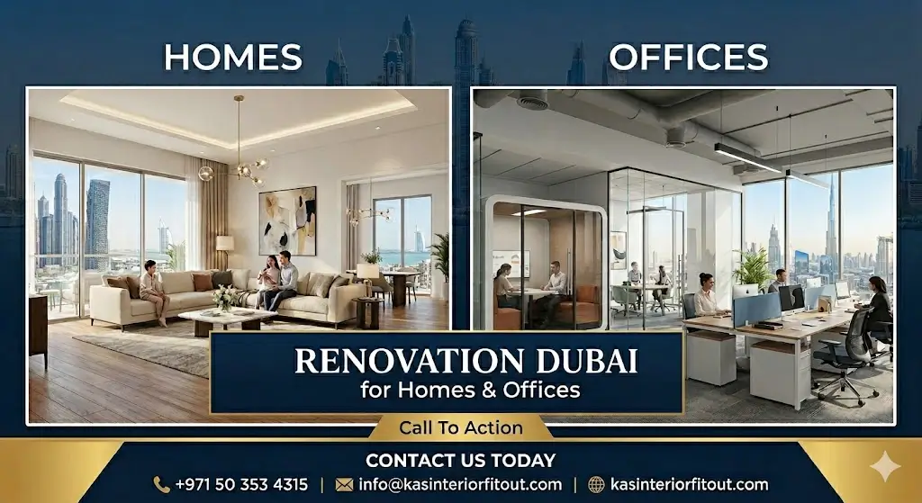 Renovation Dubai for Homes & Offices
