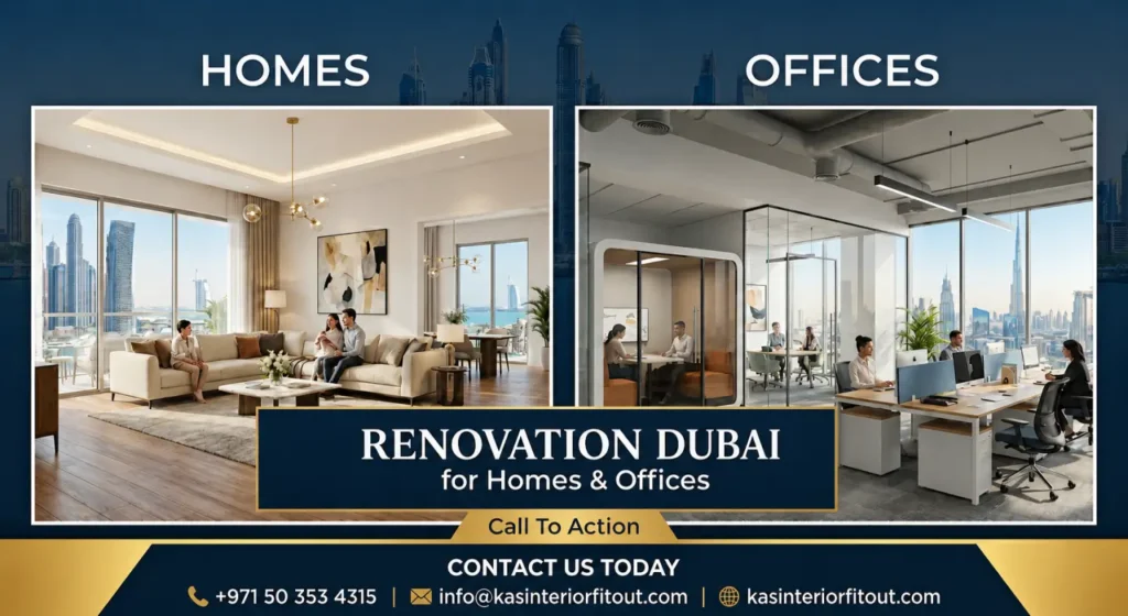 Renovation Dubai for Homes & Offices
